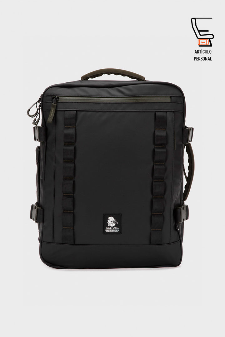 Mochila Travel Baku M Reciclada Negra 26 Lts.