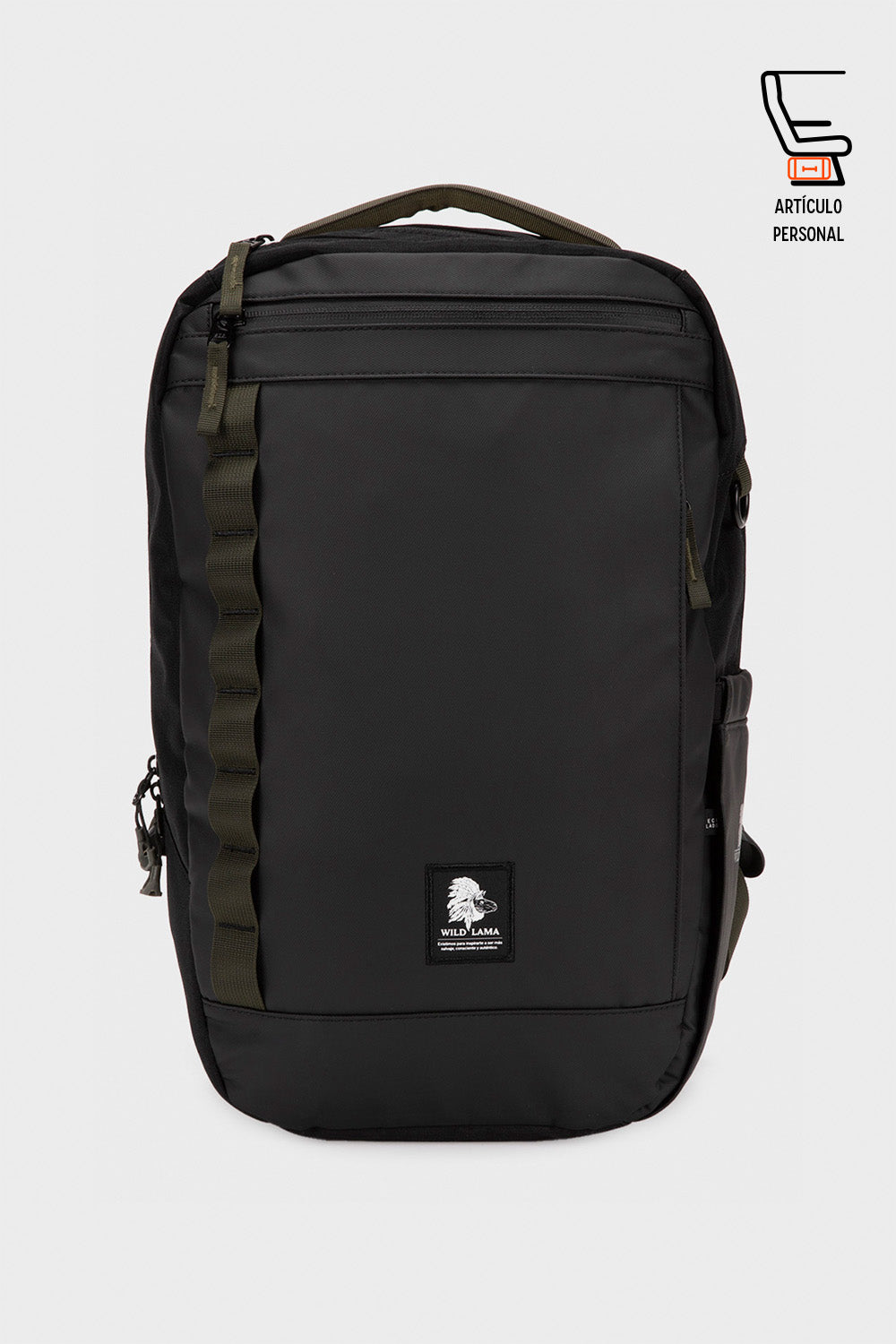 Mochila Travel Baku S Reciclada Negra 21 Lts.