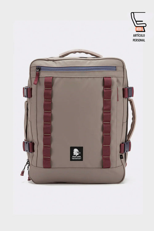 Mochila Travel Baku M Reciclada Beige 26 Lts.
