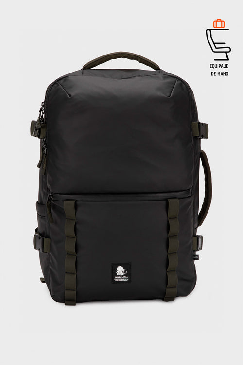 Mochila Travel Baku L Reciclada Negra 44 Lts.