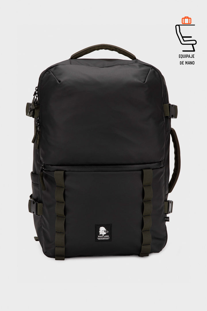 Mochila Travel Baku L Reciclada Negra 44 Lts.