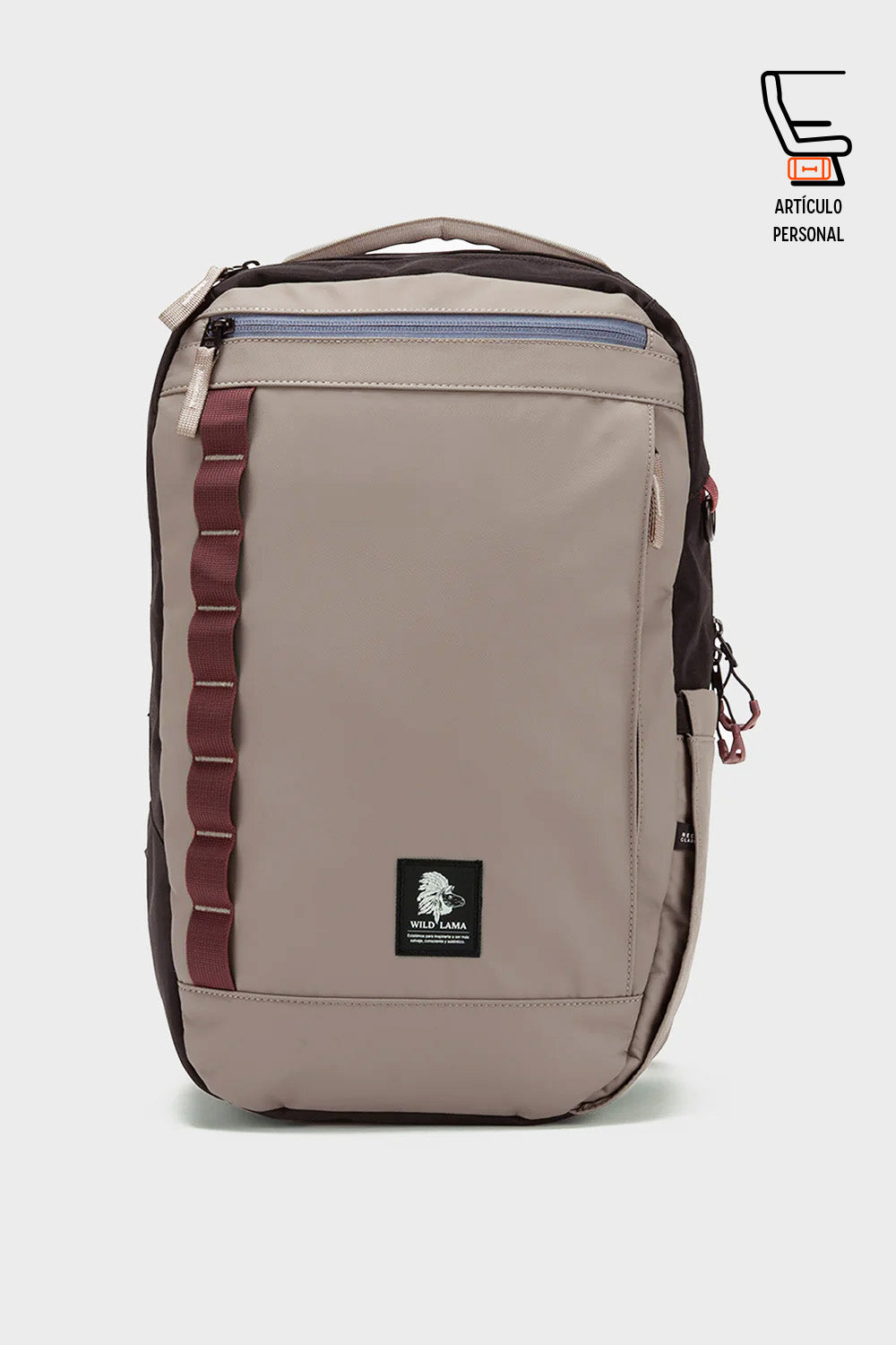 Mochila Travel Baku S Reciclada Beige 21 L.