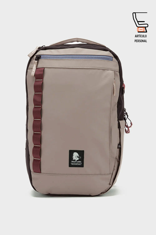 Mochila Travel Baku S Reciclada Beige 21 Lts.