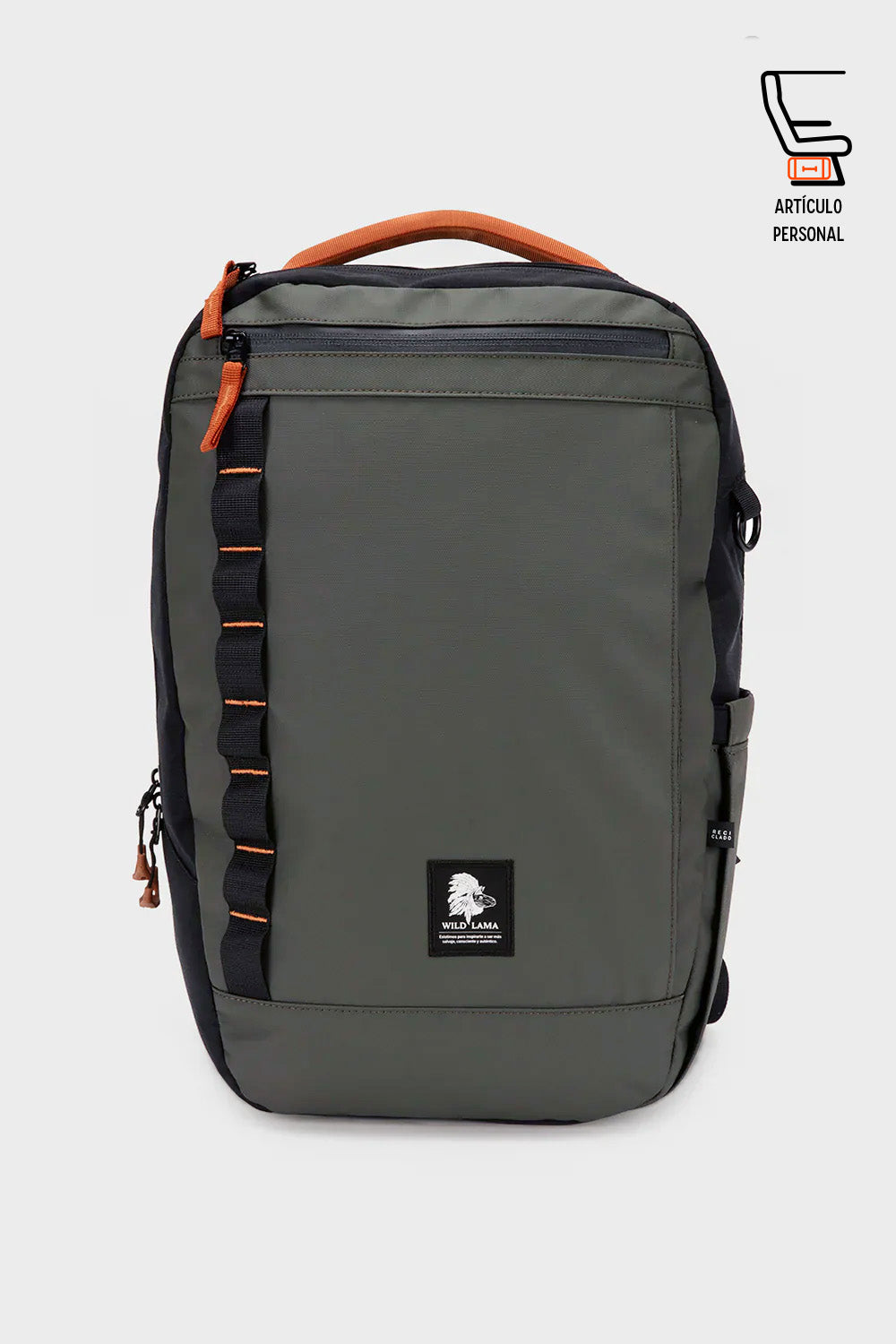Mochila Travel Baku S Reciclada Verde 21 Lts.