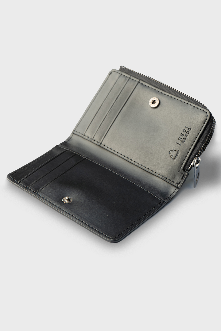 Billetera Niara Reciclada Gris Oscuro
