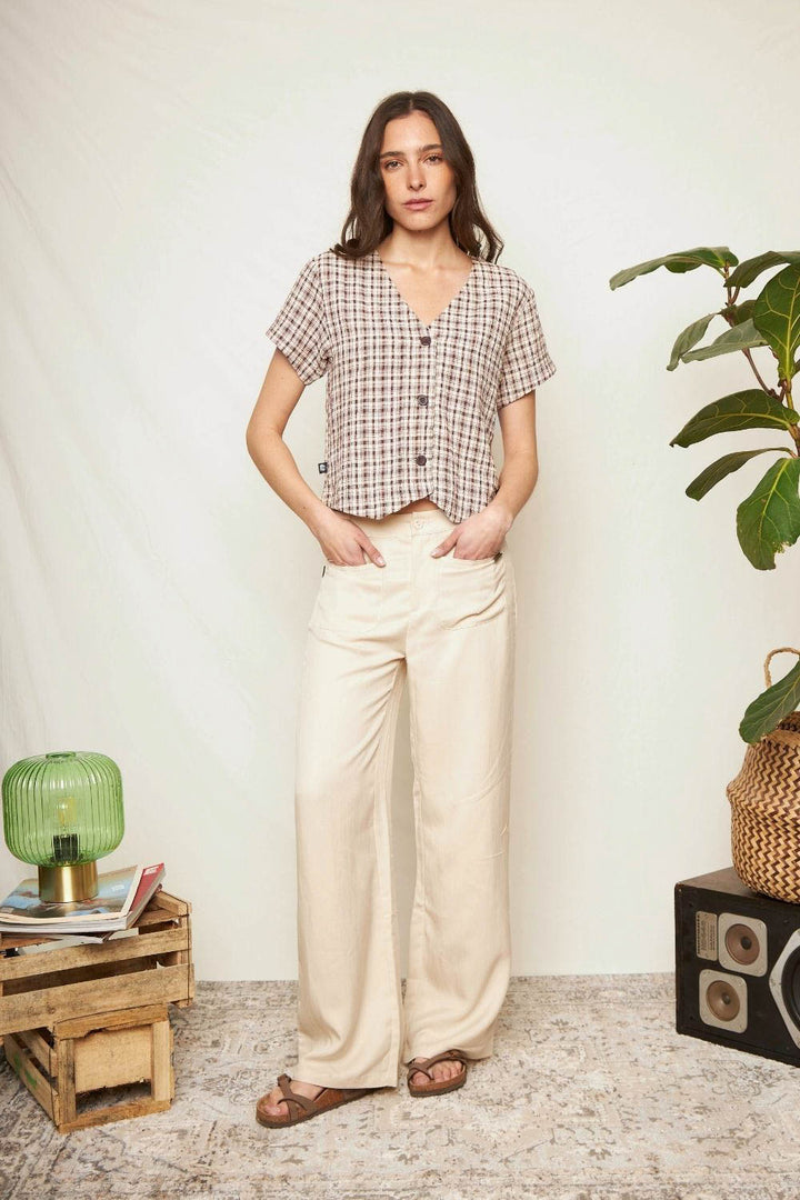 Blusa Nysa Café Mujer