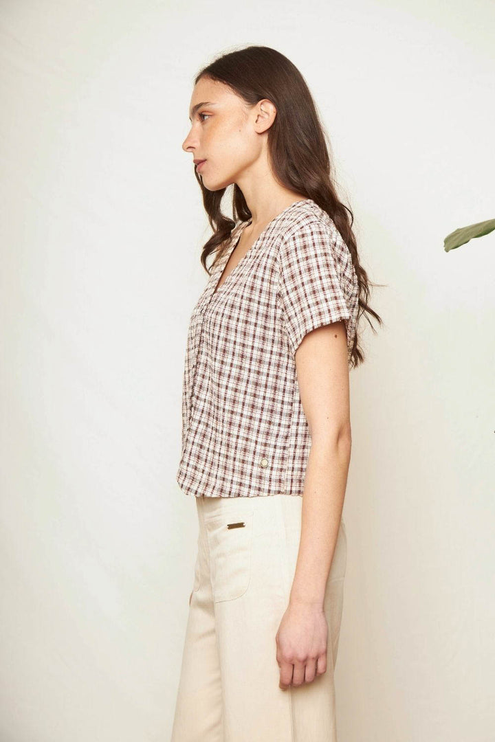 Blusa Nysa Café Mujer