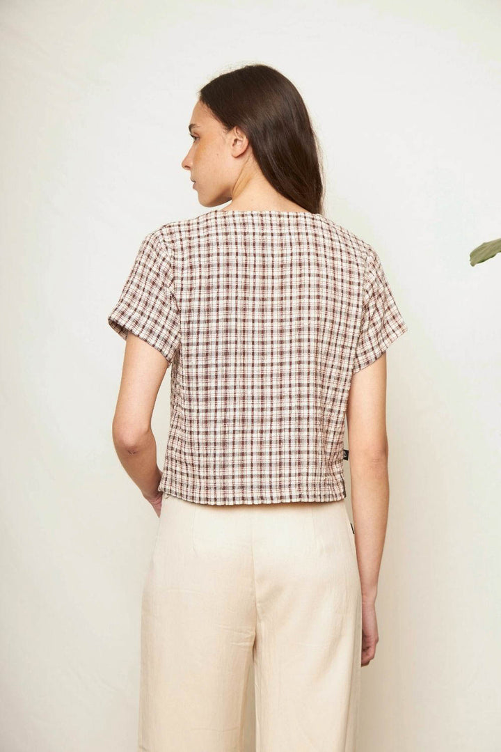 Blusa Nysa Café Mujer