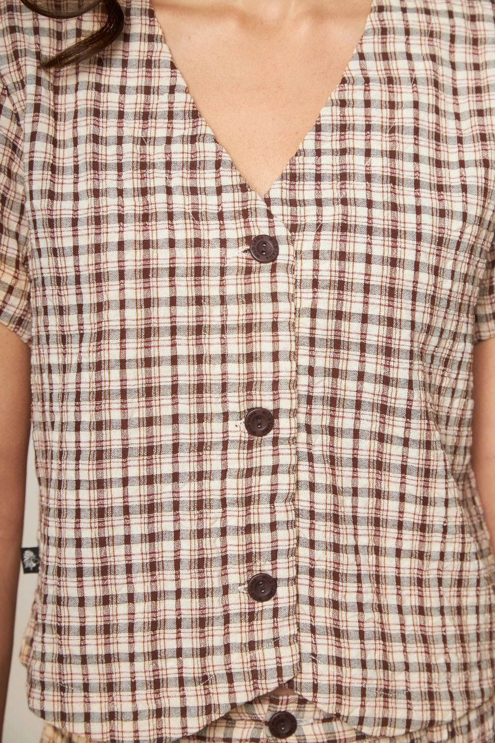 Blusa Nysa Café Mujer