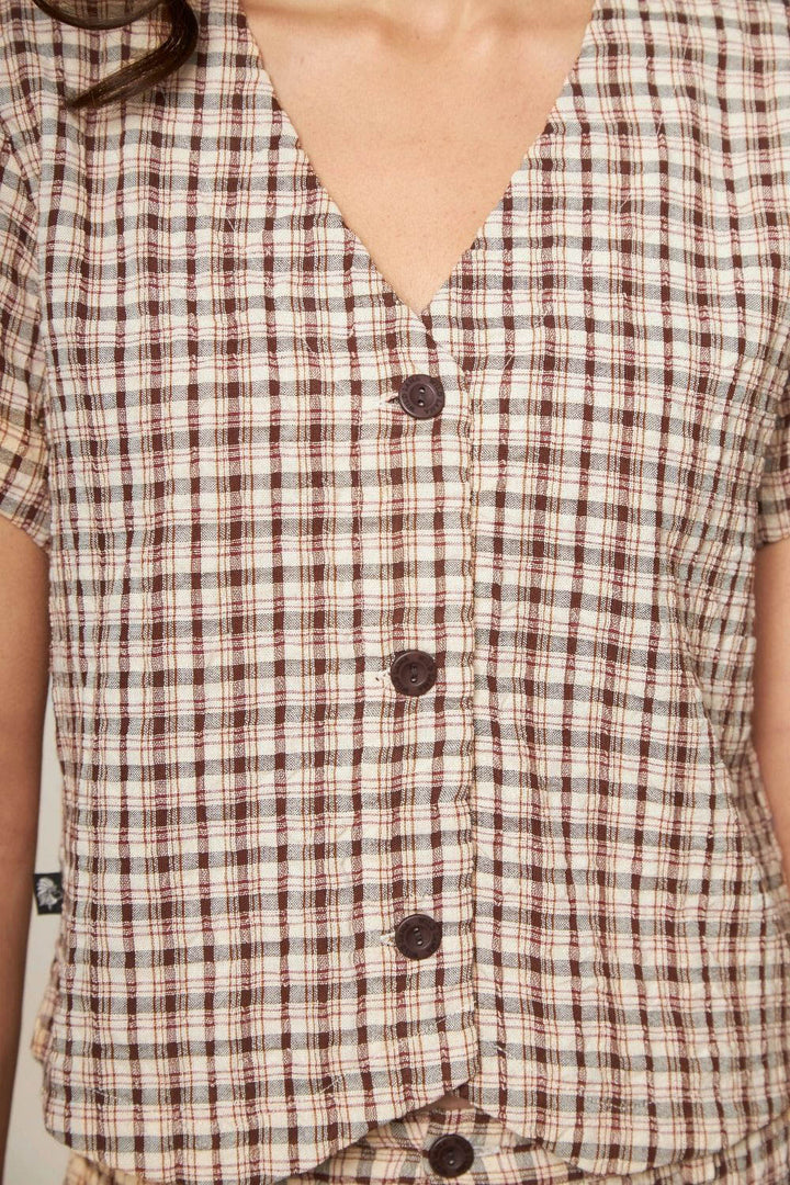 Blusa Nysa Café Mujer