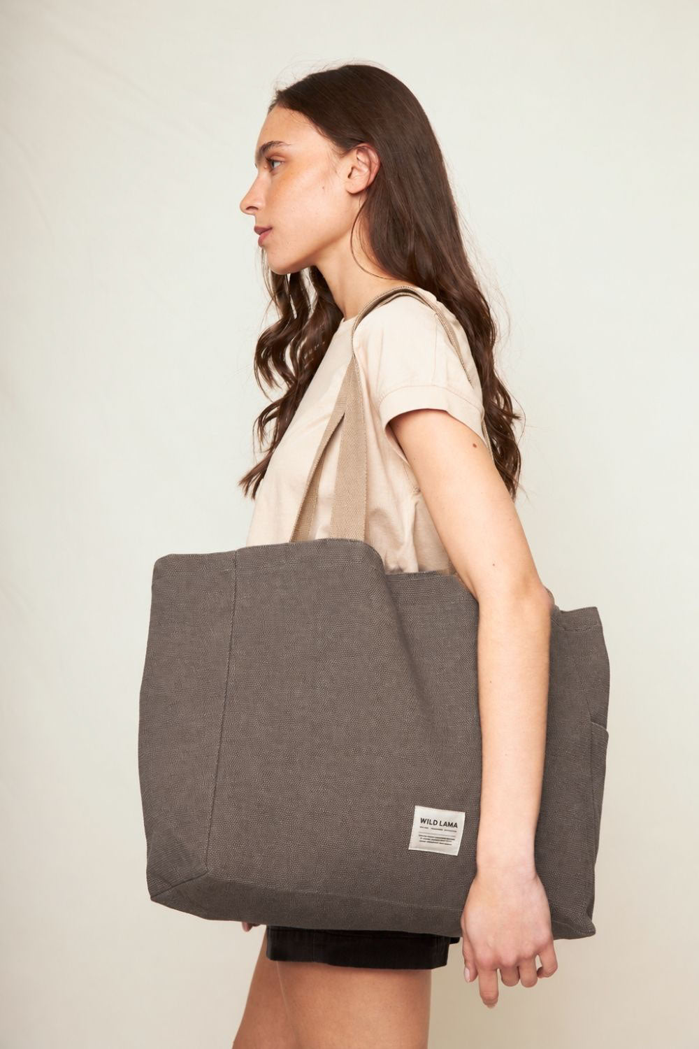 Bolsa Taca Reciclada Beige
