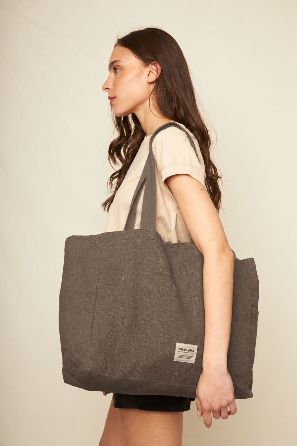 Bolsa Taca Reciclada Beige