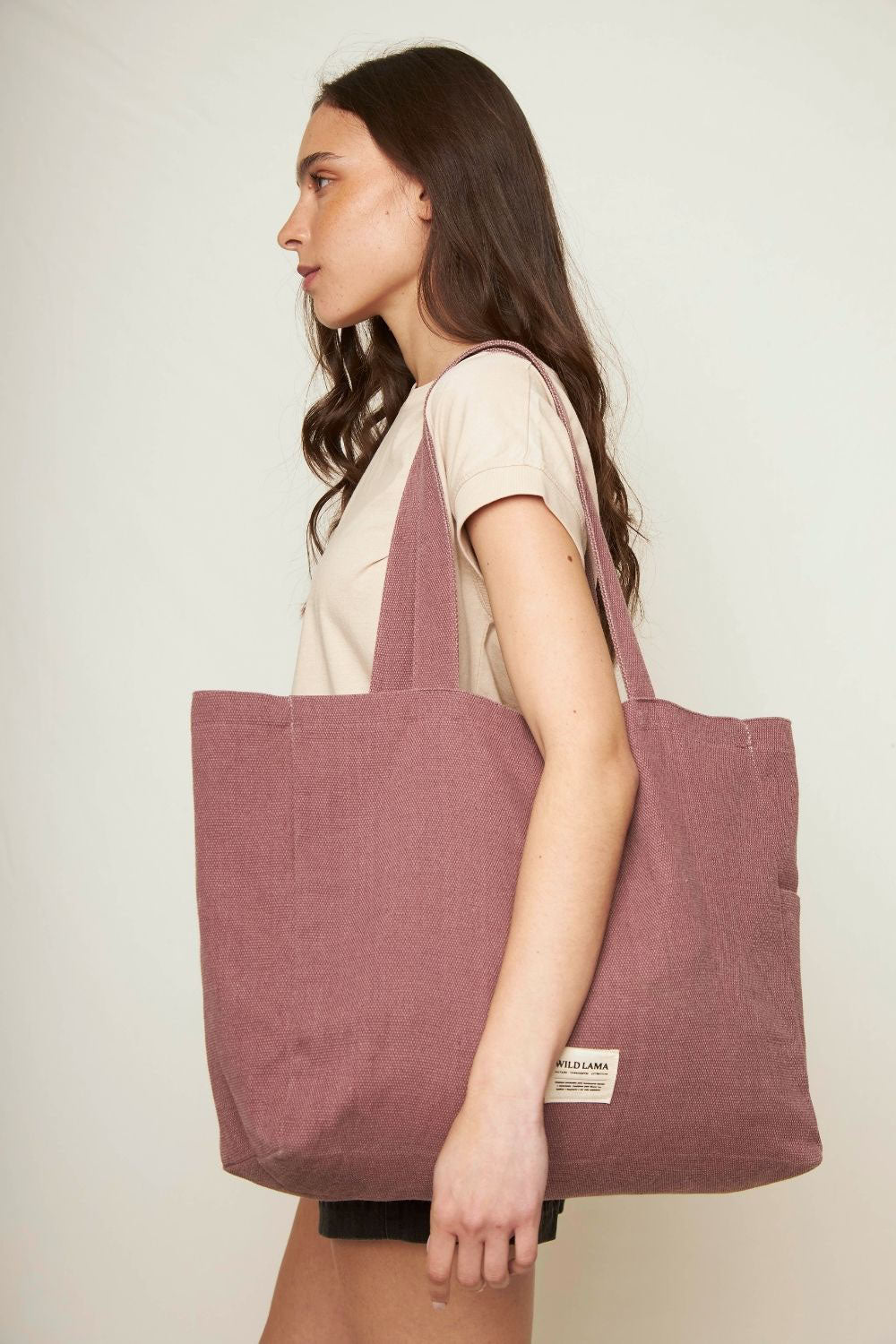 Bolsa Taca Reciclada Burdeo