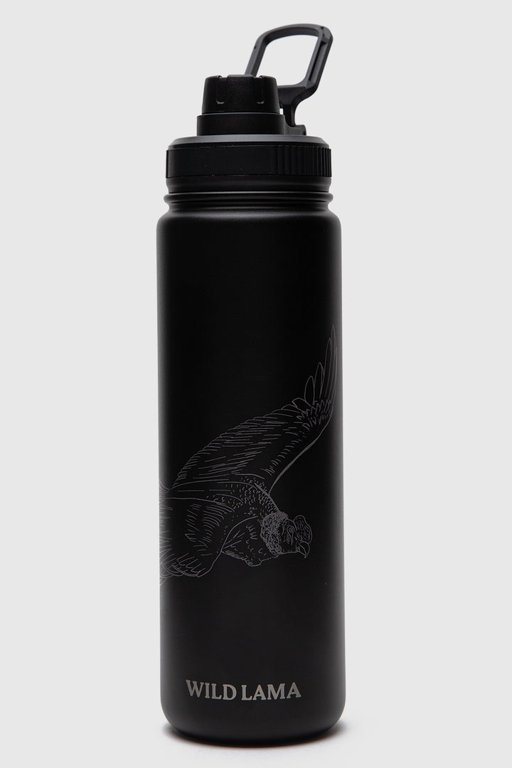 Botella Noa Reciclada Negra