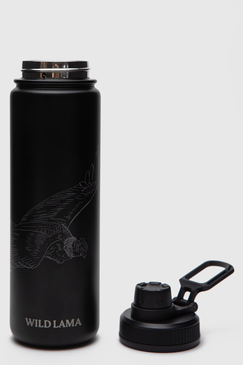 Botella Noa Reciclada Negra