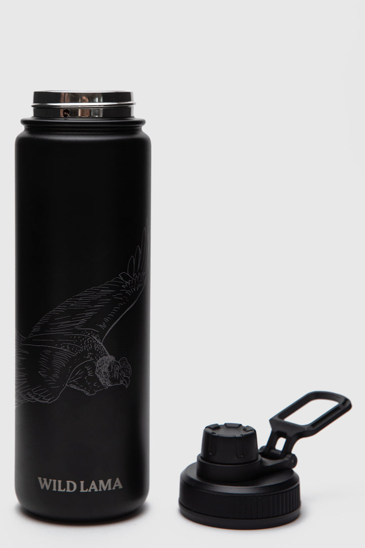 Botella Noa Reciclada Negra