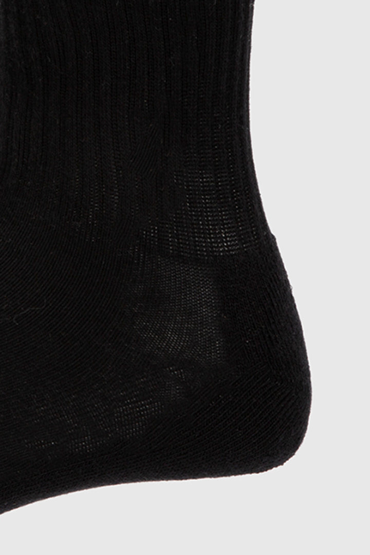 Calcetin Urbano Roku Solid Orgánico Negro