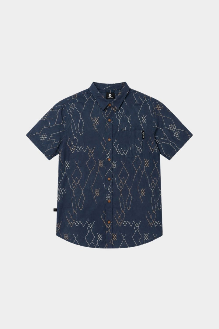 Camisa Azore Orgánica Azul Hombre