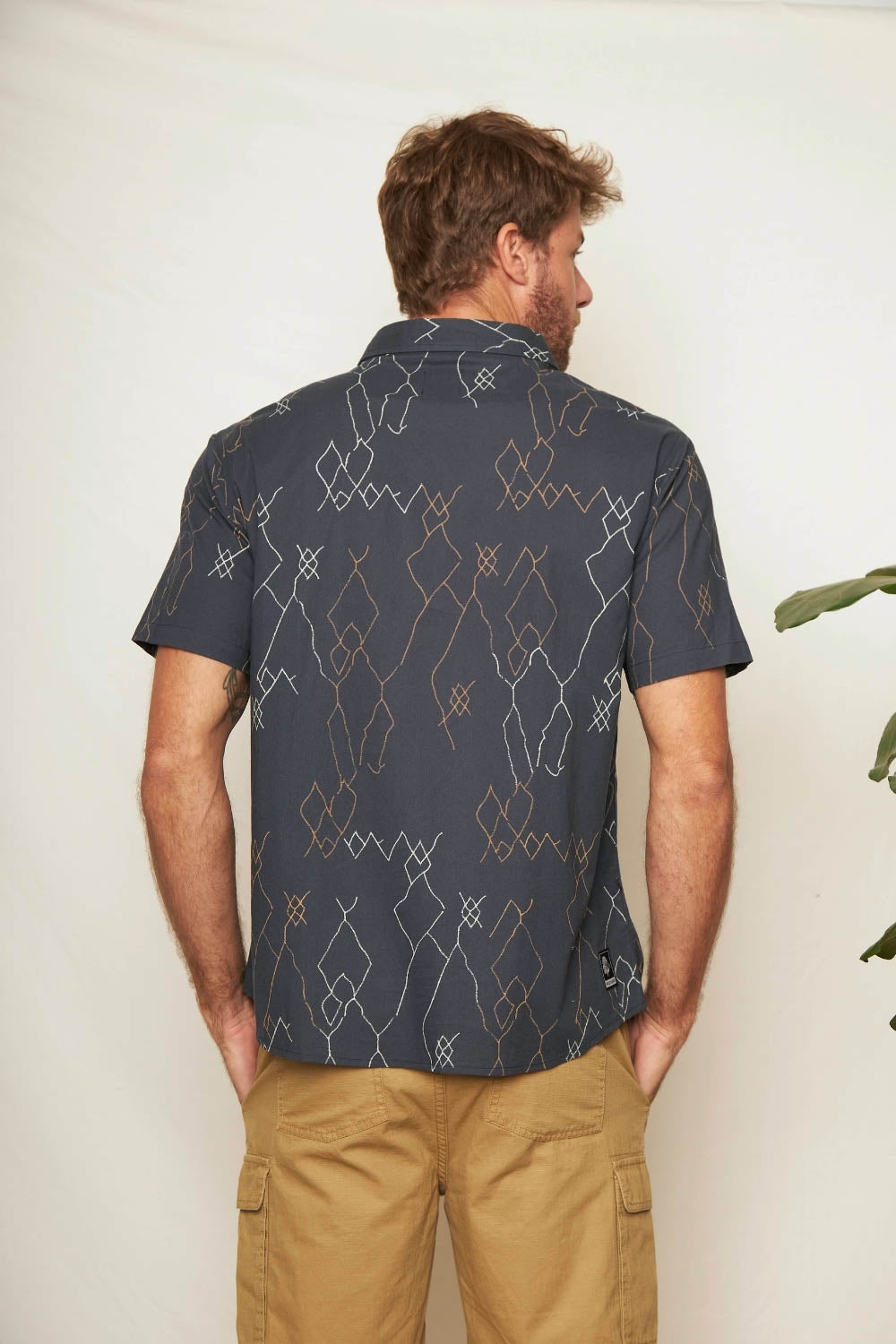 Camisa Azore Orgánica Azul Hombre