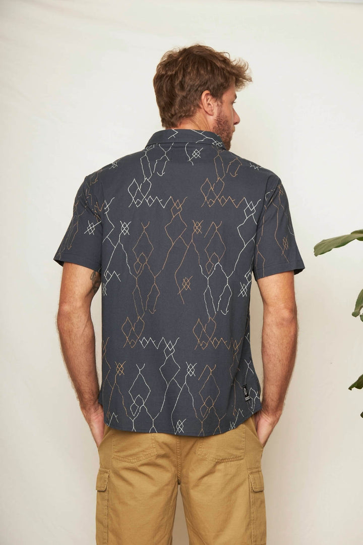 Camisa Azore Orgánica Azul Hombre