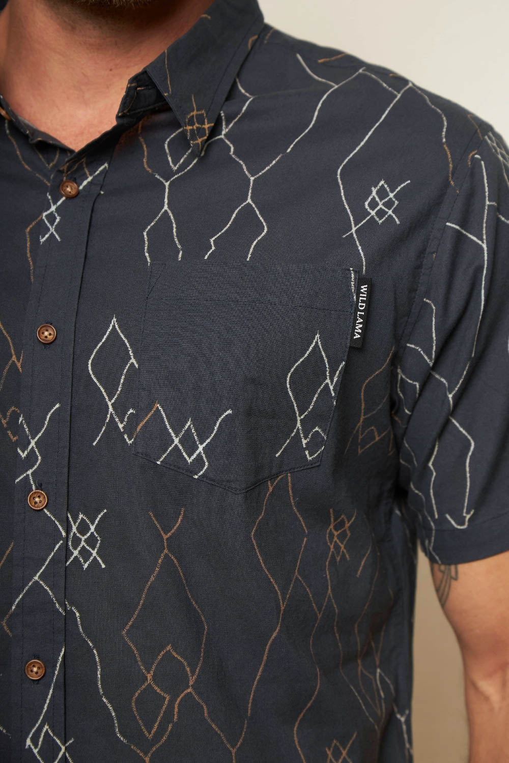 Camisa Azore Orgánica Azul Hombre