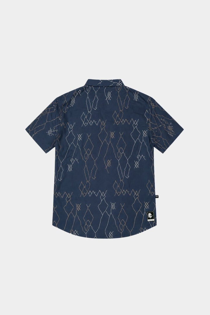 Camisa Azore Orgánica Azul Hombre