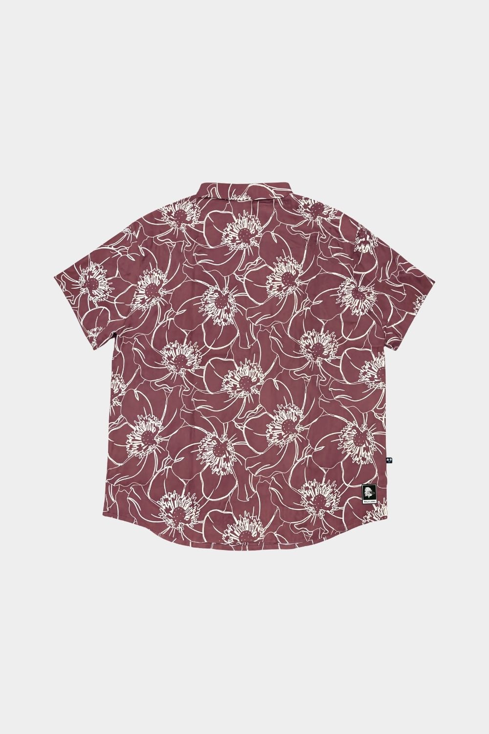 Camisa Azore Orgánica Burdeo Hombre