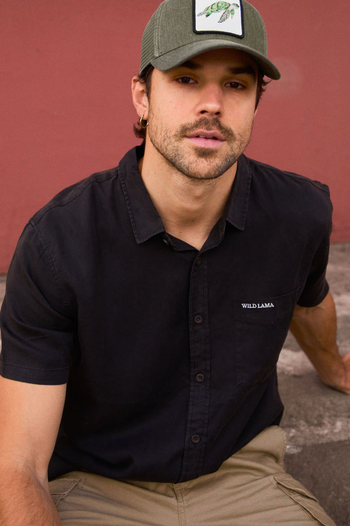 Camisa Jim Negra Hombre