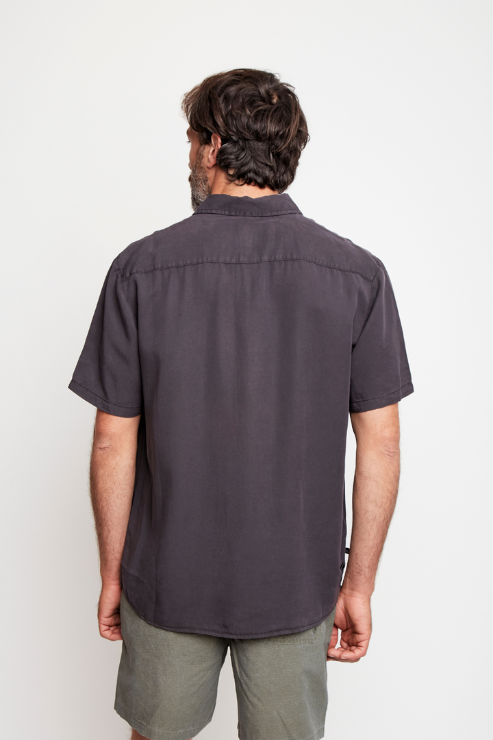 Camisa Knox Fibra Origen Natural Gris Hombre