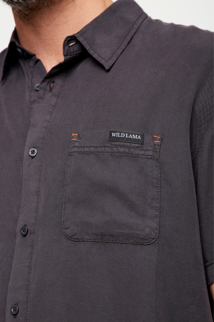 Camisa Knox Fibra Origen Natural Gris Hombre