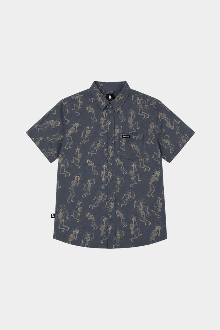 Camisa Mero Calavera Negra  Hombre