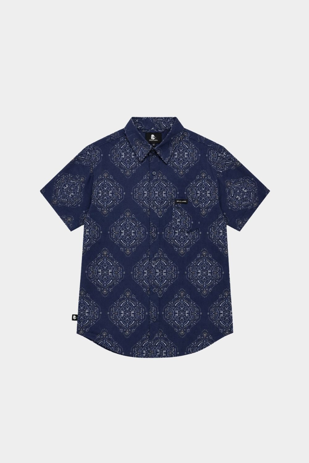 Camisa Mero Mandala Azul Hombre