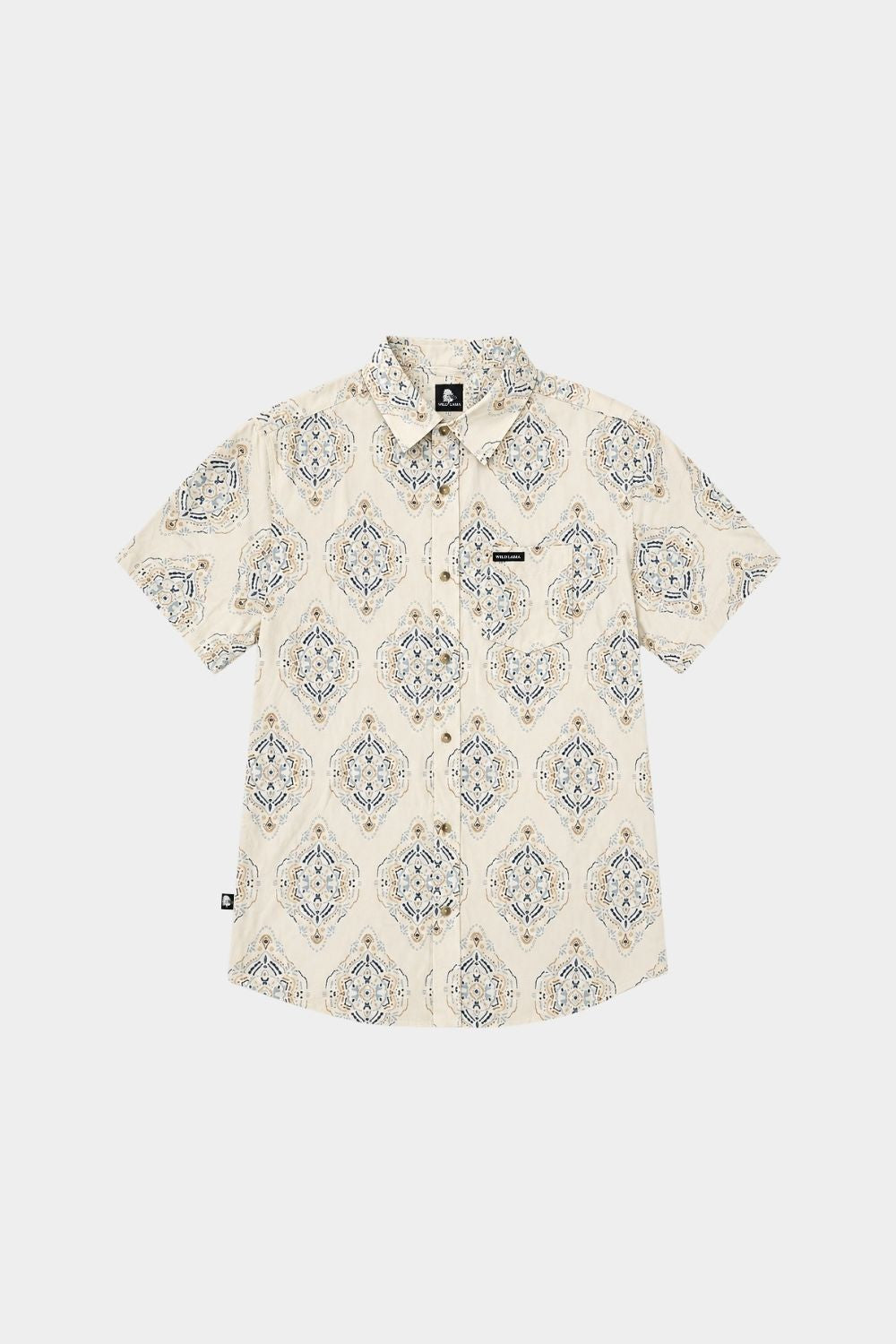 Camisa Mero Mandala Beige Hombre