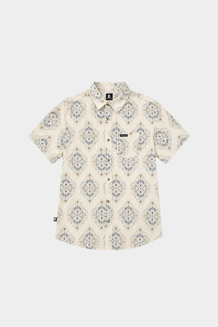 Camisa Mero Mandala Beige Hombre