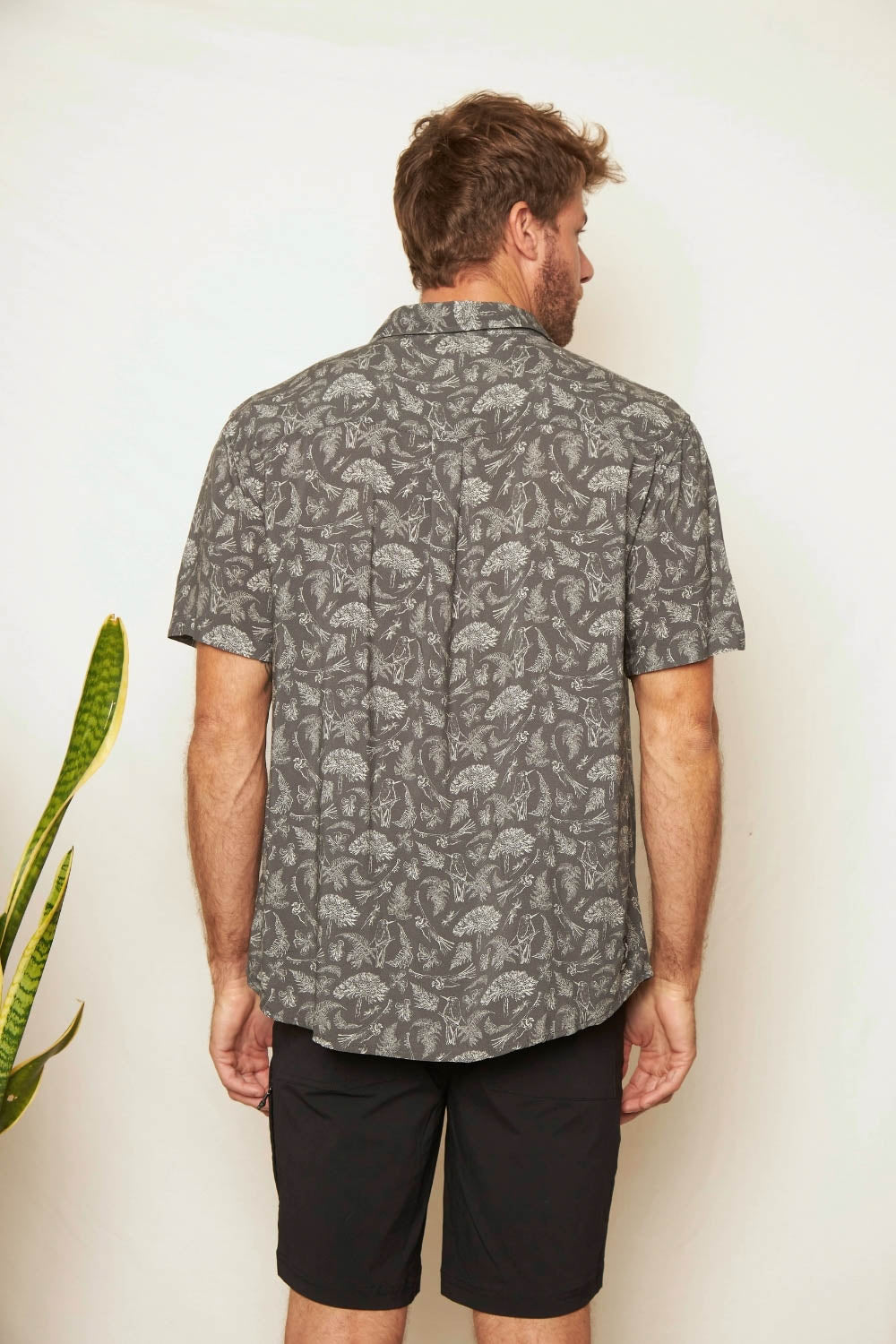 Camisa Mero Naturaleza Gris Hombre