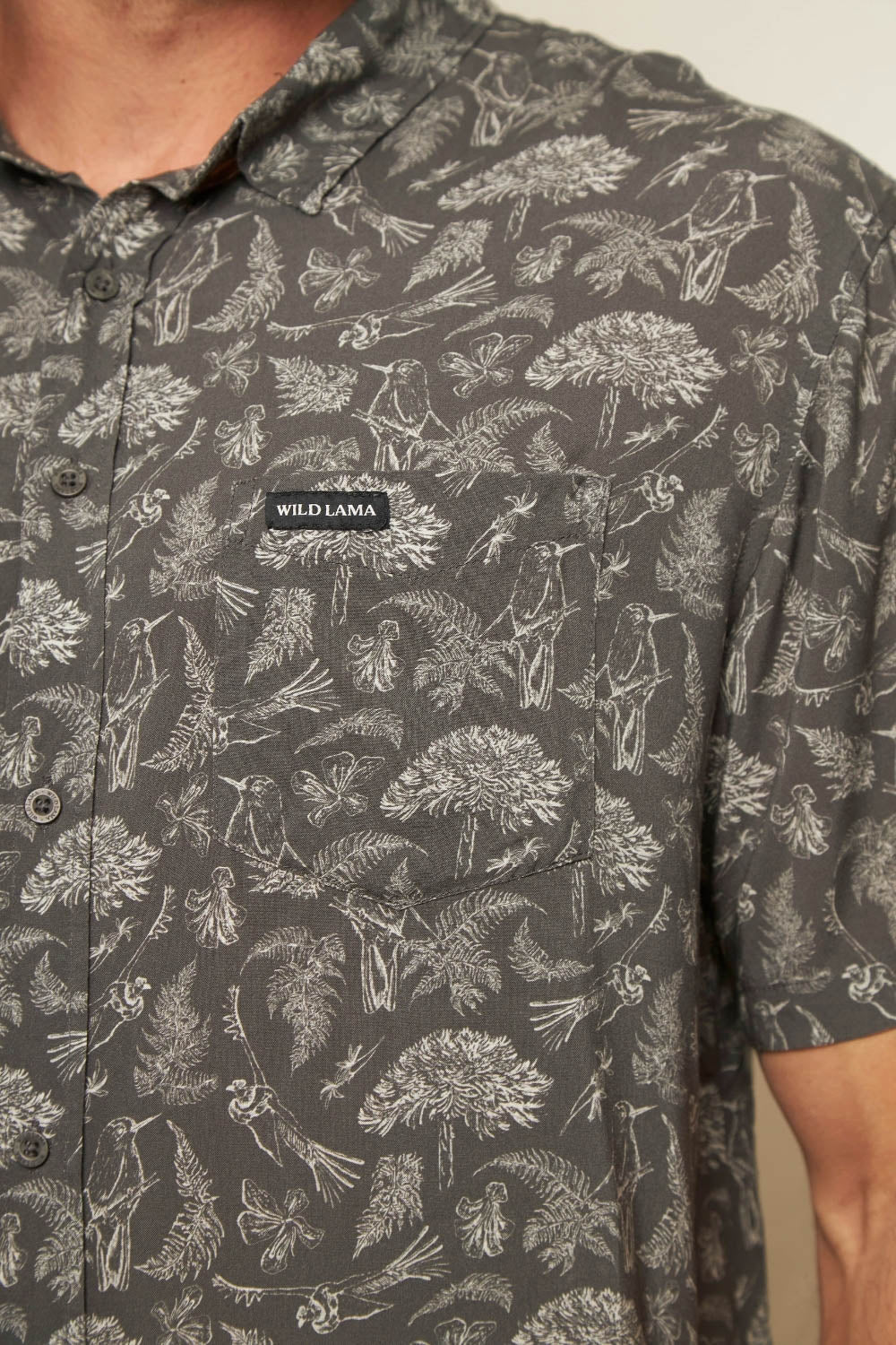 Camisa Mero Naturaleza Gris Hombre