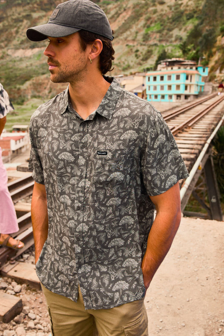 Camisa Mero Naturaleza Gris Hombre