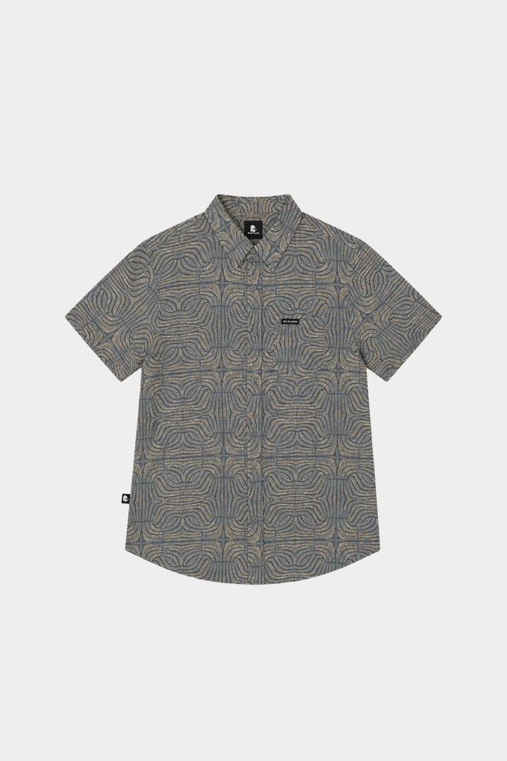 Camisa Mero Ondas Verde Hombre