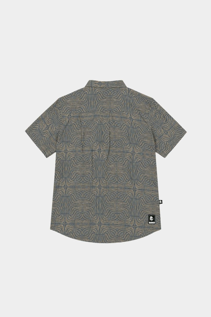 Camisa Mero Ondas Verde Hombre