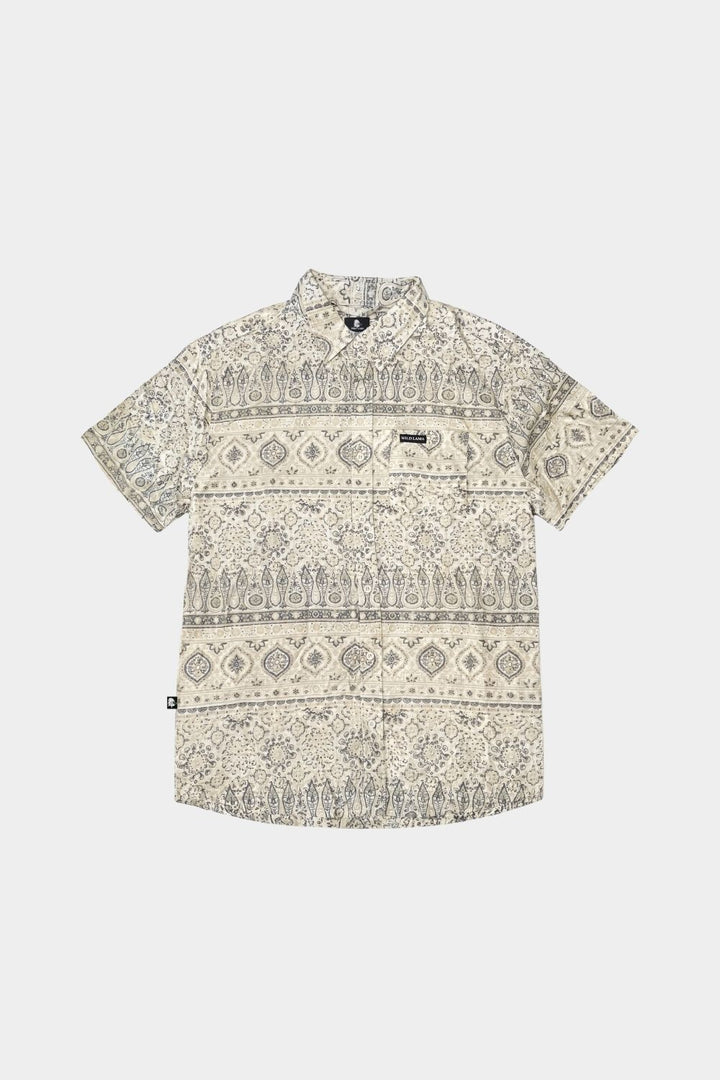 Camisa Mero Paisley Beige Hombre