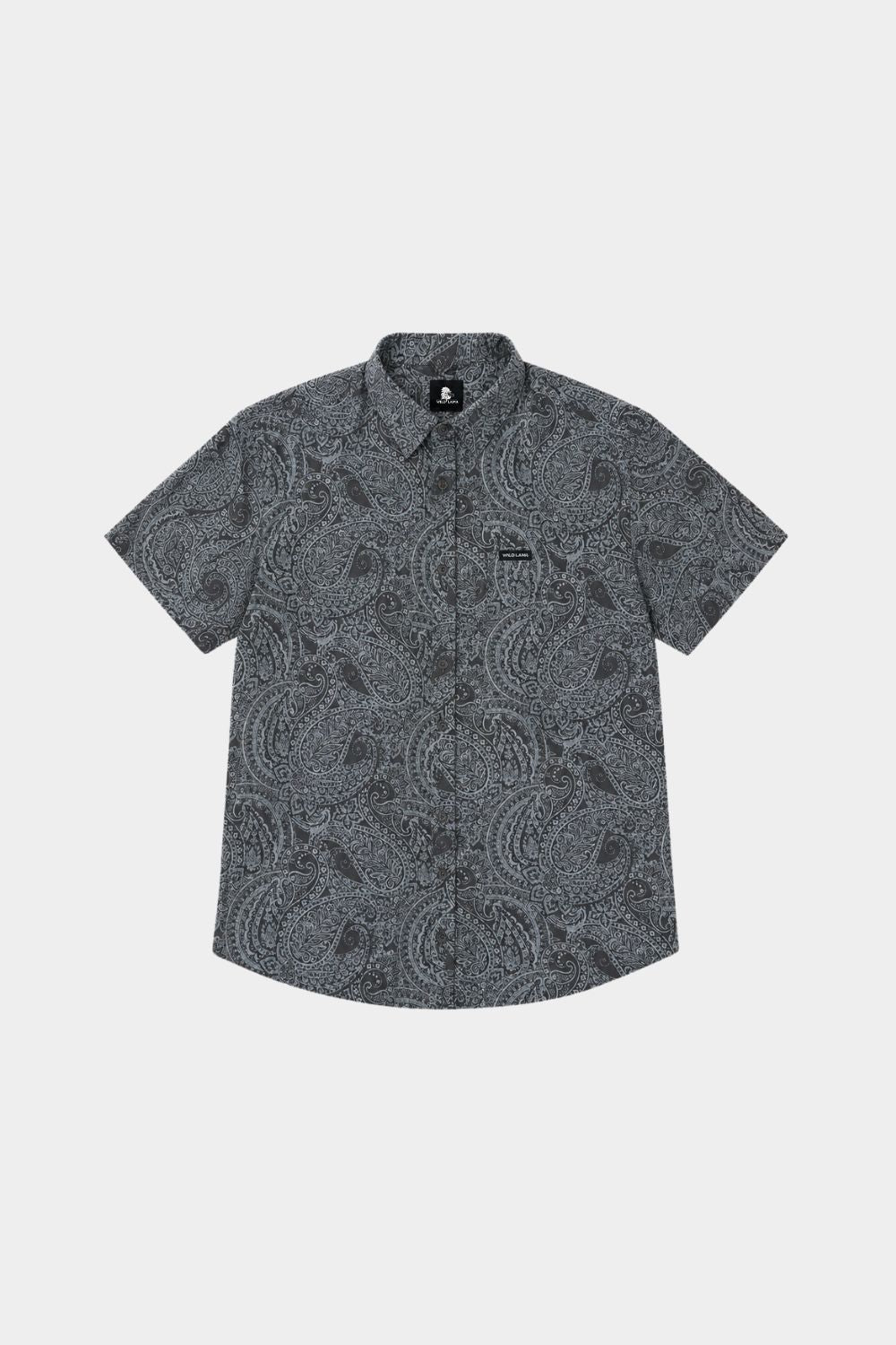 Camisa Mero Paisley Gris Hombre