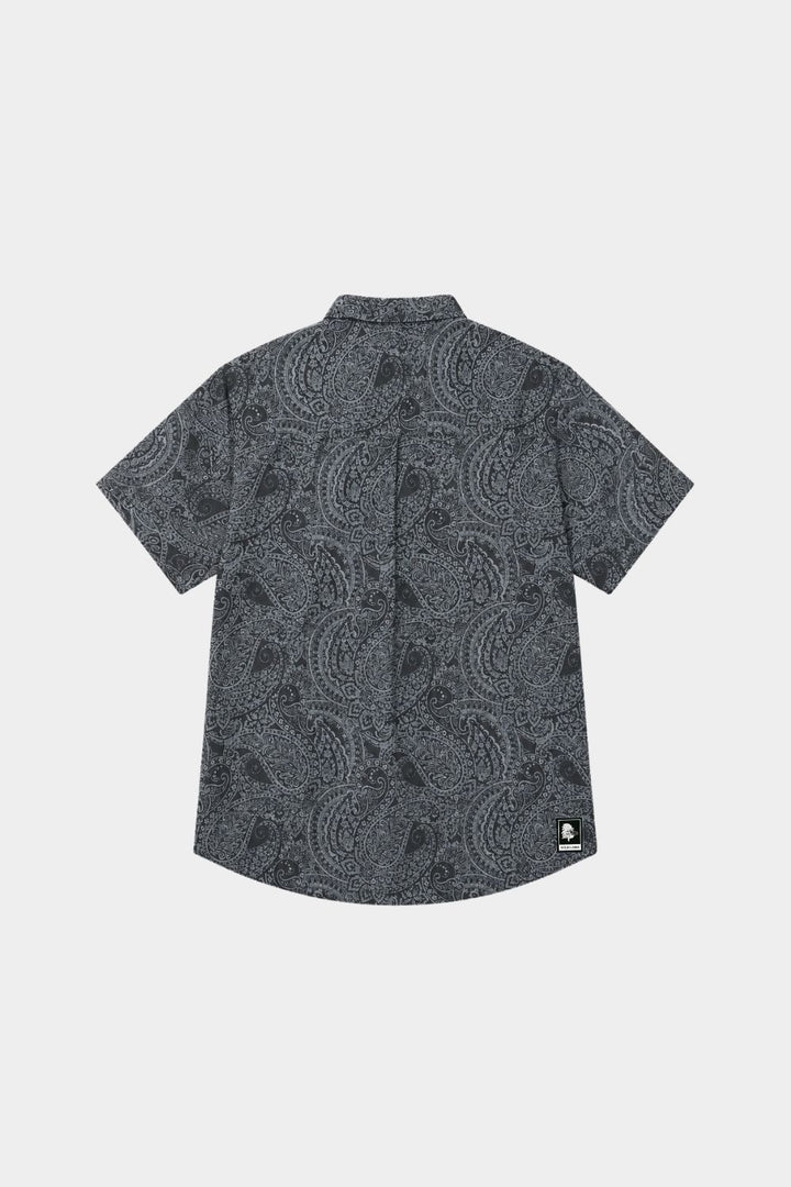 Camisa Mero Paisley Gris Hombre