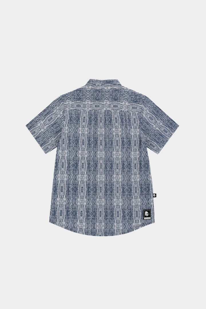 Camisa Mero Shibori Azul Hombre