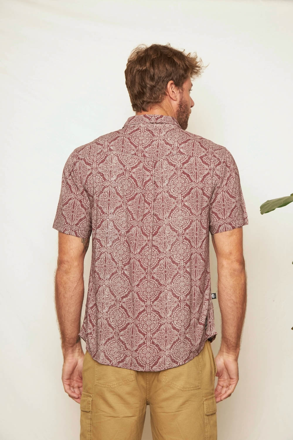 Camisa Mero Terracota Hombre