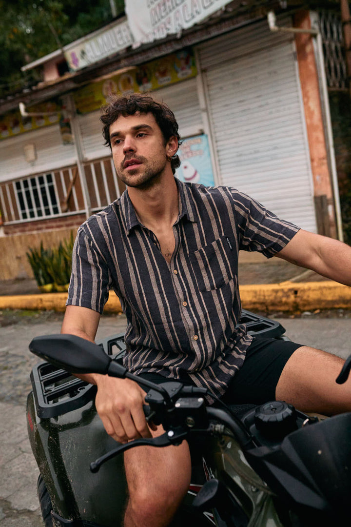 Camisa Noti Azul Hombre