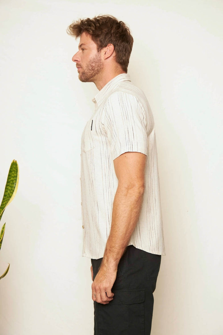 Camisa Noti Beige Hombre