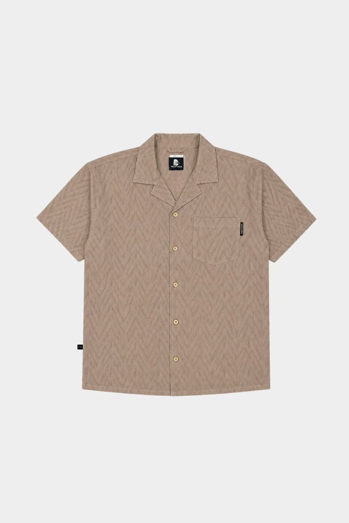 Camisa Sumi Orgánica Cafe Hombre