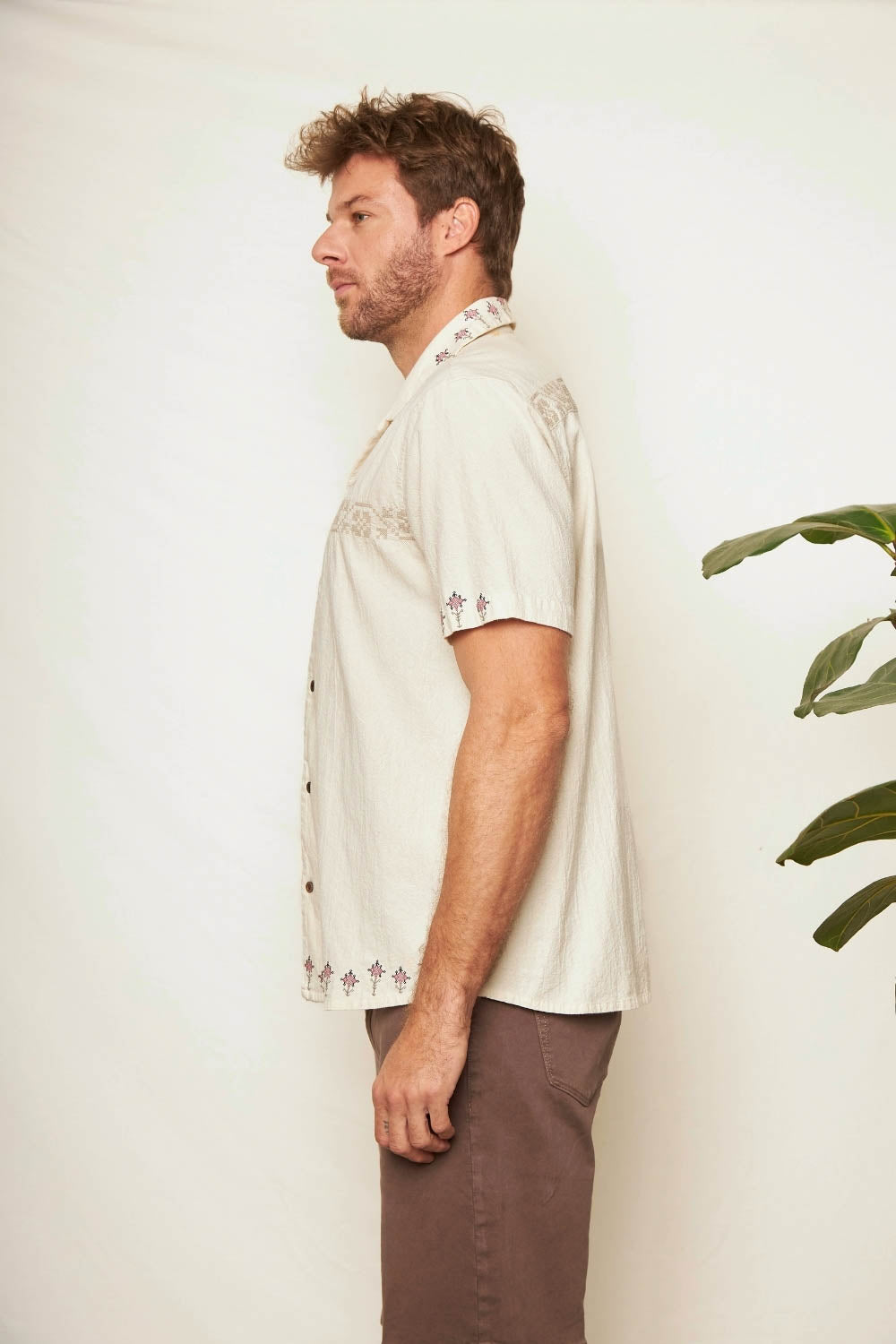 Camisa Tralco Orgánica Blanca Hombre