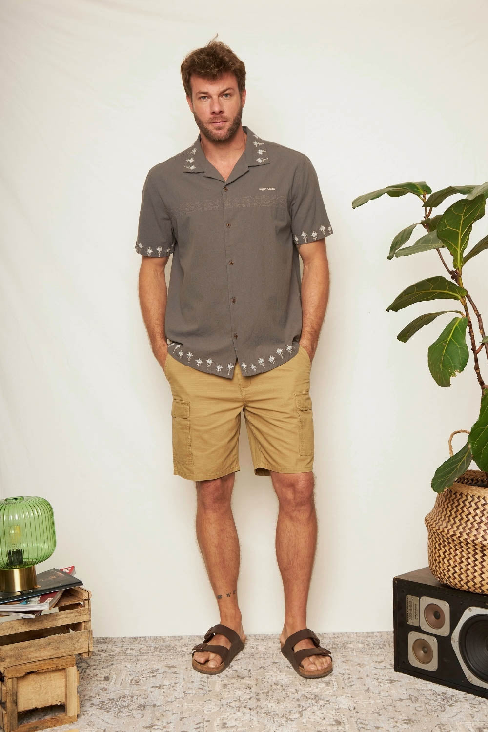 Camisa Tralco Orgánica Gris Hombre