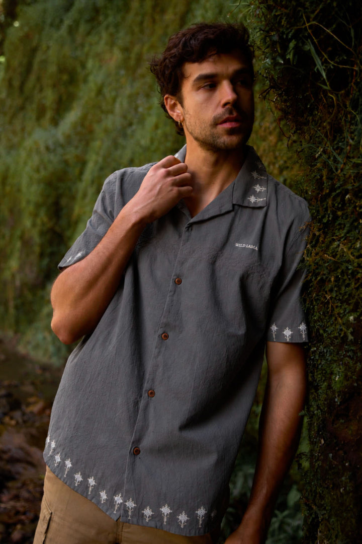 Camisa Tralco Orgánica Gris Hombre